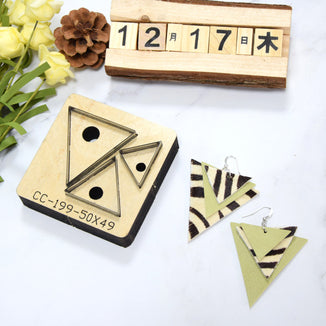 leather earring cutting dies  handmade leather tool, handmade DIY custom cutting mold