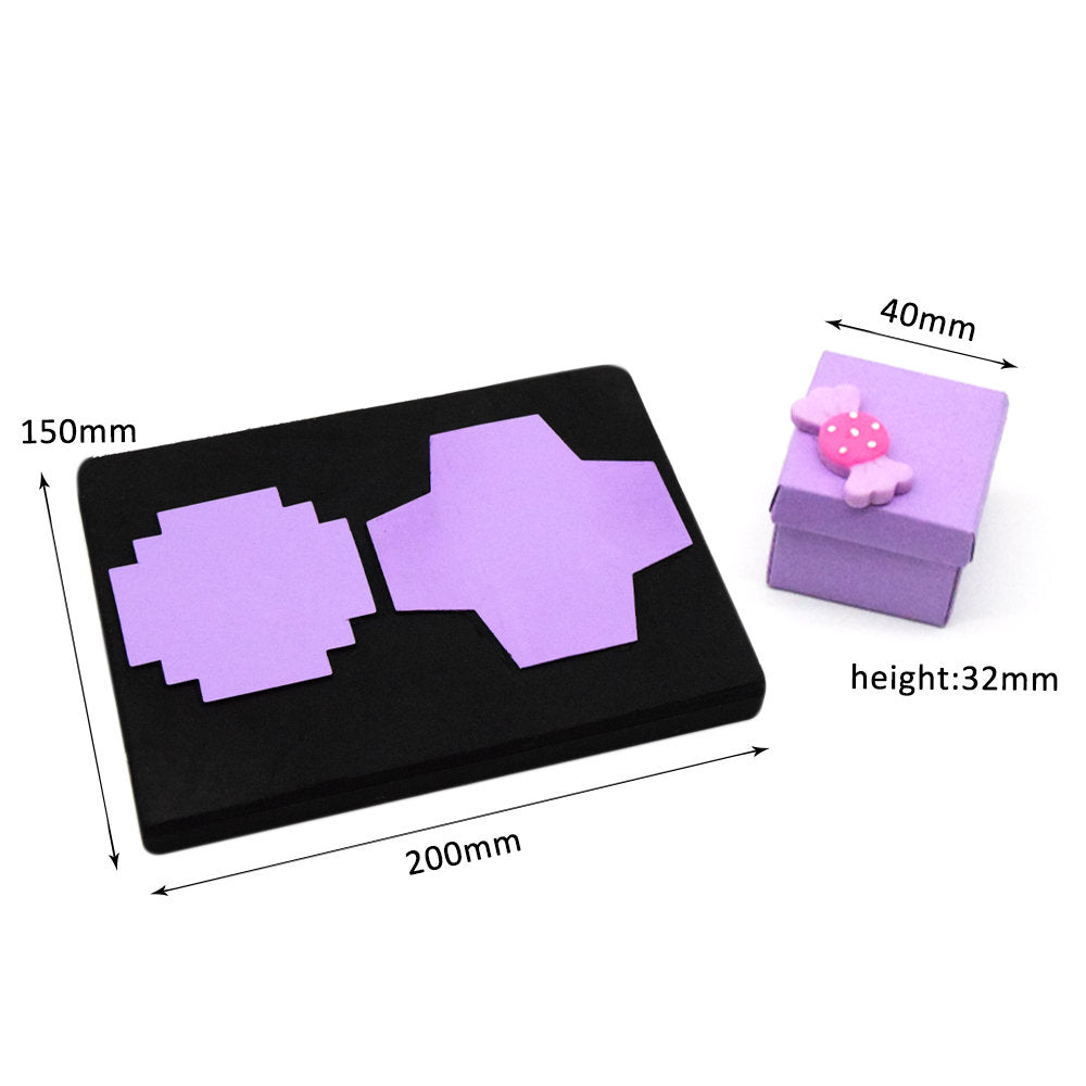 Gift box cutting mold suitable for SIZZIX, CLICKER and other die-cutting machines