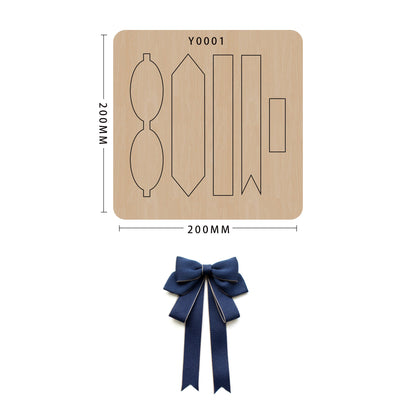 Campus bow tie/ bow die/ big shot die/leather cutter dies/leather tools/scrapbook stickers/ custom cutting die/cuttlebug