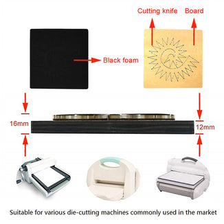 Earring cutting mold suitable for die-cutting machines