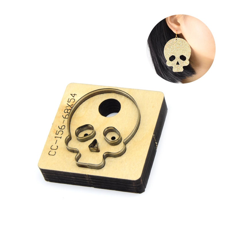 leather earring cutting dies, handmade leather tool, manual DIY custom cutting mold