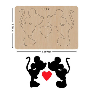 Bowknot cutting die, suitable for die-cutting machines