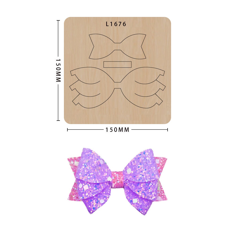 Bowknot cutting die, suitable for die-cutting machines