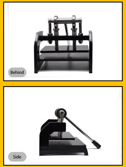 Double Wheel Hand Leather Cutting Machine Mold Cutter New Manual Pressure Machine DIY Leather Cutting Dies Machine