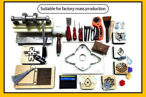 Double Wheel Hand Leather Cutting Machine Mold Cutter New Manual Pressure Machine DIY Leather Cutting Dies Machine
