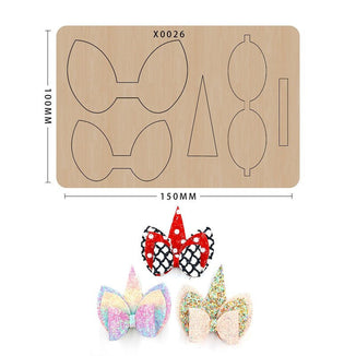 Creative/Unicorn/ bow die/ big shot die/leather cutter dies/leather tools/scrapbook stickers/ custom cutting die/cuttlebug