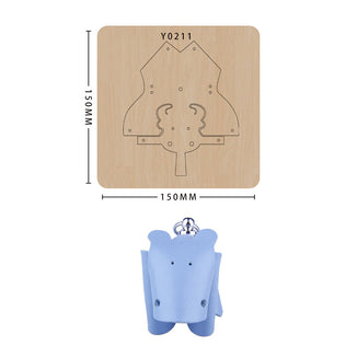 Earring cutting mold suitable for die-cutting machines such as SIZZIX\CLICKER