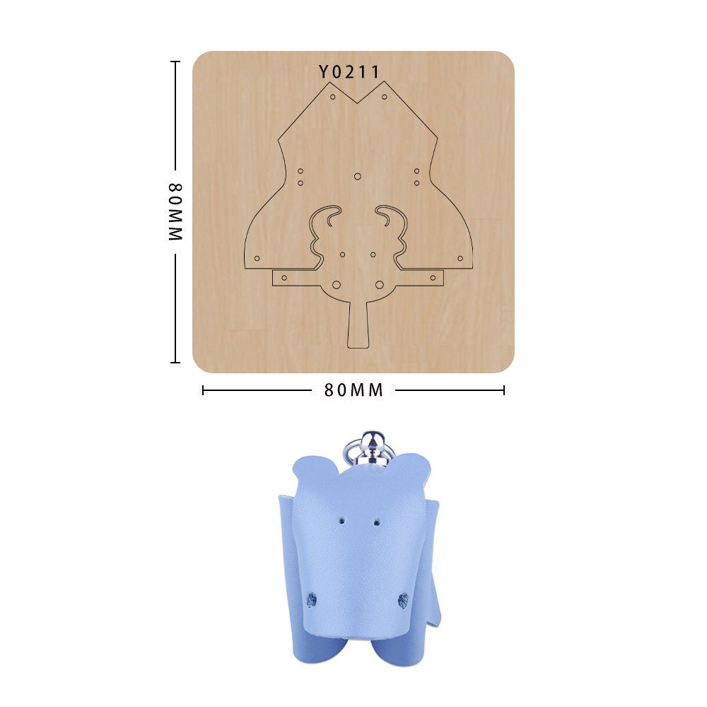 Earring cutting mold suitable for die-cutting machines such as SIZZIX\CLICKER