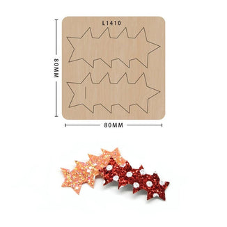 Christmas/Creativity/Hair Clip Cutting Die, Hair Clip  Bigz Dies,  Bow Dies,  Big Shot  Dies, Leather Cutting Die