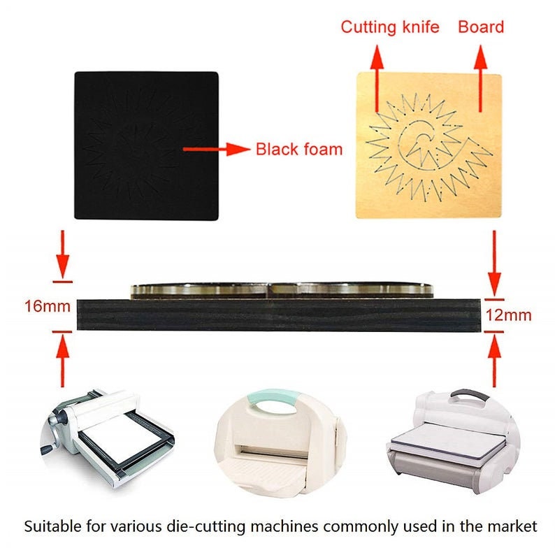 Bowknot cutting die, suitable for die-cutting machines such as \CLICKER