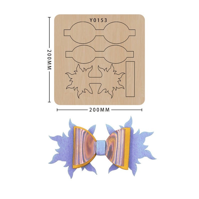 Bowknot cutting die, suitable for die-cutting machines