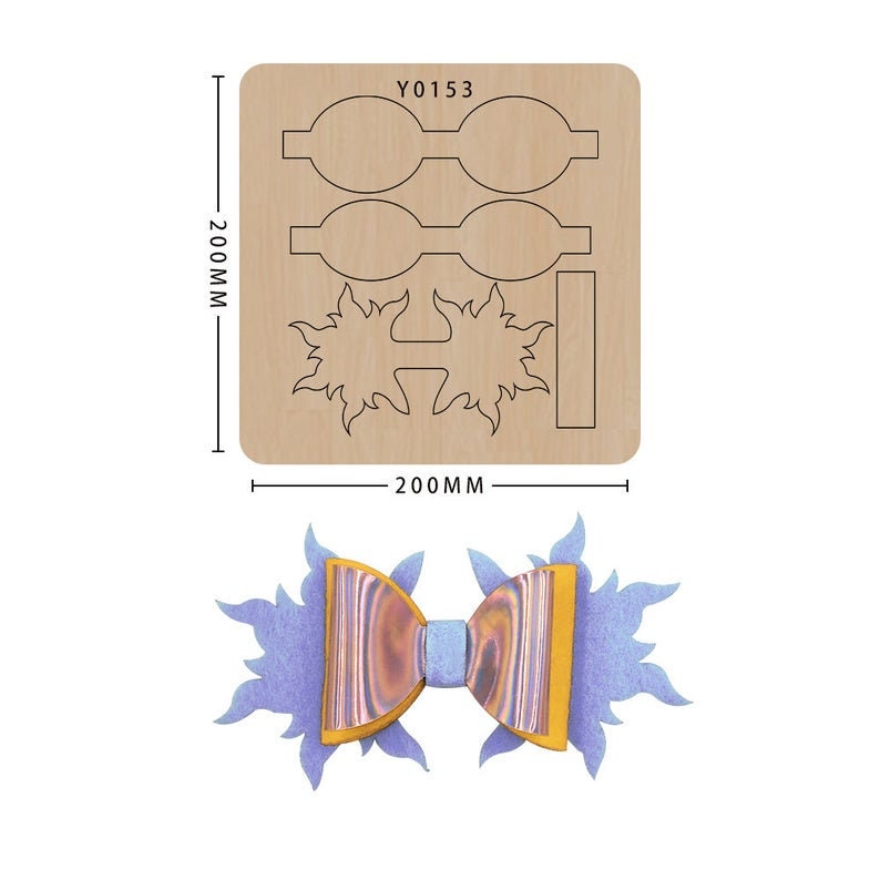 Bowknot cutting die, suitable for die-cutting machines