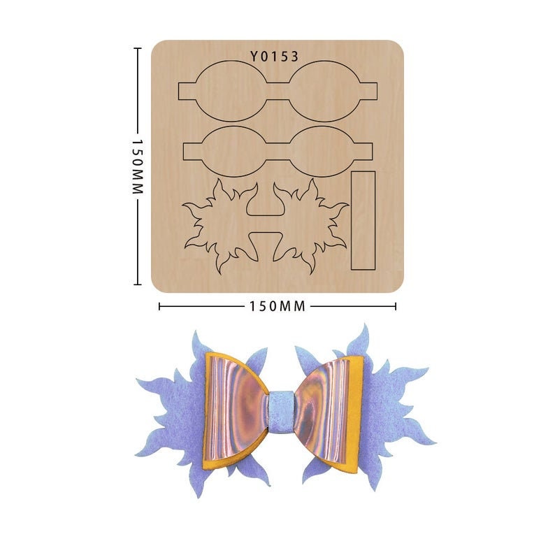 Bowknot cutting die, suitable for die-cutting machines