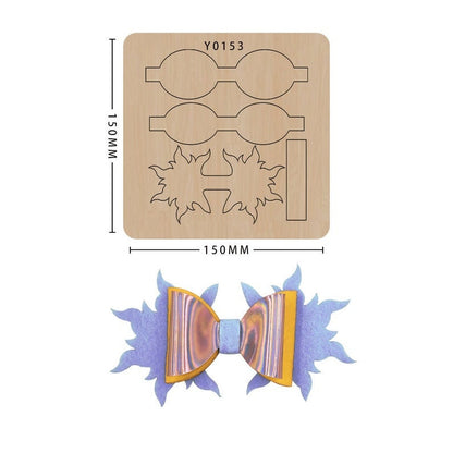 Bowknot cutting die, suitable for die-cutting machines