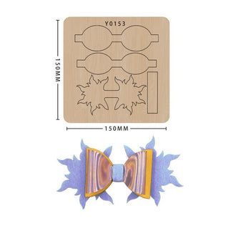 Bowknot cutting die, suitable for die-cutting machines