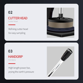Cutting pressure type round sample machine, hand pressure sampling blade, brand sample collector, textile cloth machine