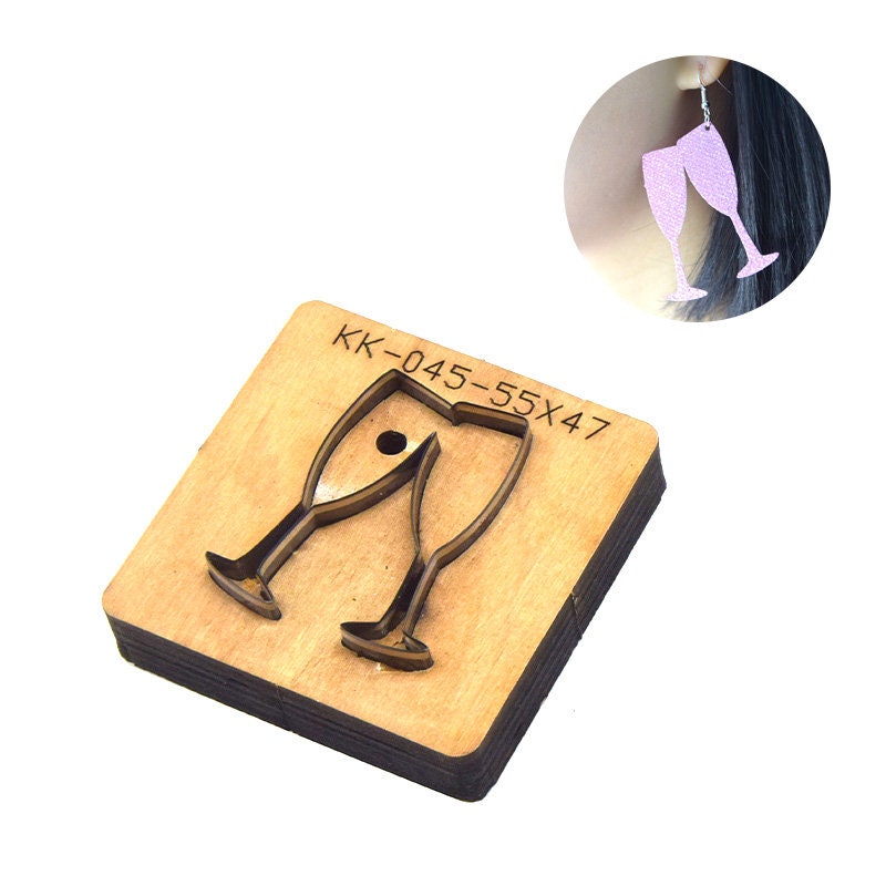leather earring cutting dies handmade leather tool, handmade DIY custom cutting mold
