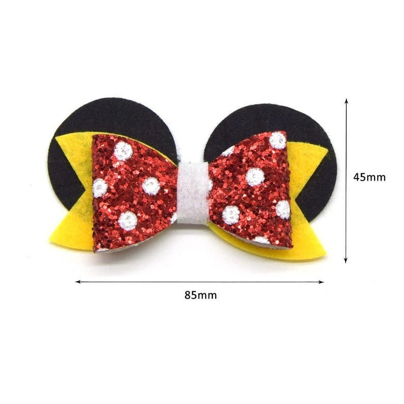 Cute mickey mouse/ bow die/ big shot die/leather cutter dies/leather tools/scrapbook stickers/ custom cutting die/cuttlebug/Die