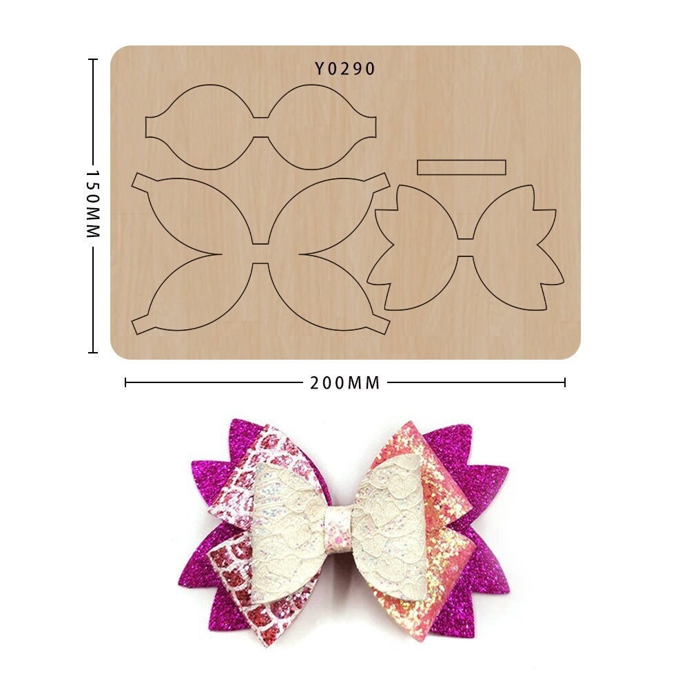 Bowknot cutting die, suitable for die-cutting machines