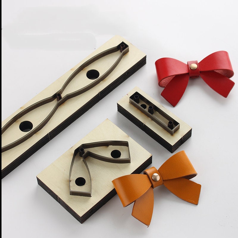 leather bow cutting dies handmade leather tool, handmade DIY custom cutting mold