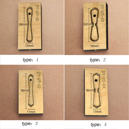 leather accessories cutting dies handmade leather tool, handmade DIY custom cutting mold