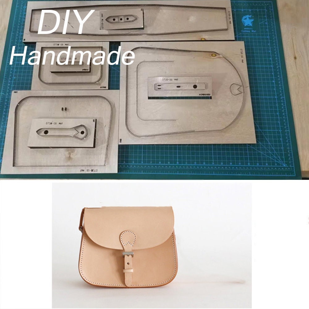 Messenger bag cutting dies, handmade leather tool, handmade DIY custom cutting mold