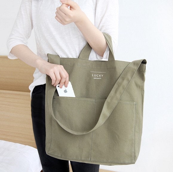 Canvas Bag Customized Design Shoulder Bag Handbag