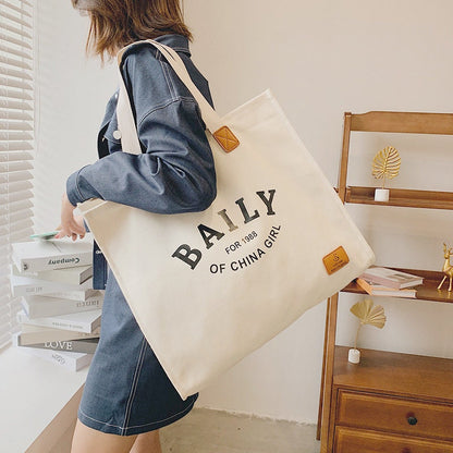 Yoga Mass Handheld Canvas Bag Customized Logo Eco Bag Gift Simple Girl Bag Tort Single Shoulder Bag