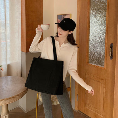 Canvas Bag One-shoulder Bag Handbag Eco-friendly Bag Yoga Large Capacity Canvas Bag Custom-made Logo