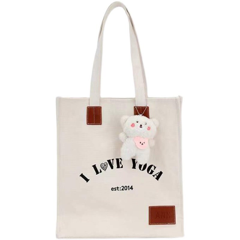 Canvas Customized High-end Tooth Bag One-shoulder Bag Handheld Shopping Bag Large Canvas Bag