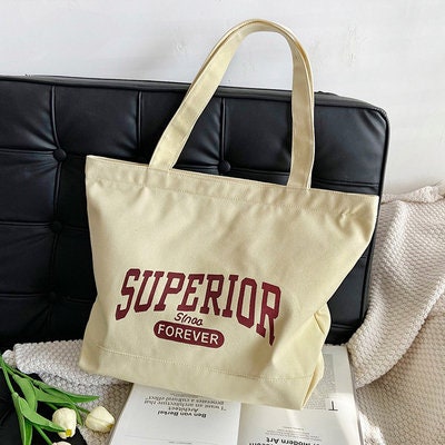 Canvas Single Shoulder Bag Bulk Shopping Bag Customized Literary Handbag Yoga Canvas Bag Travel Bag Gift