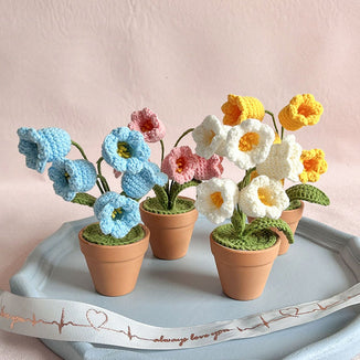 Crochet Lily of the Valley Plant,Lily of the Valley Home Decor,Plant Decoration,Handmade Plants,Botanical Home Decor,Home Decor Gifts