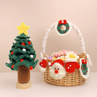 Crochet Keychain-Santa Claus Pattern, Christmas Ornament Crochet Pattern,Handmade