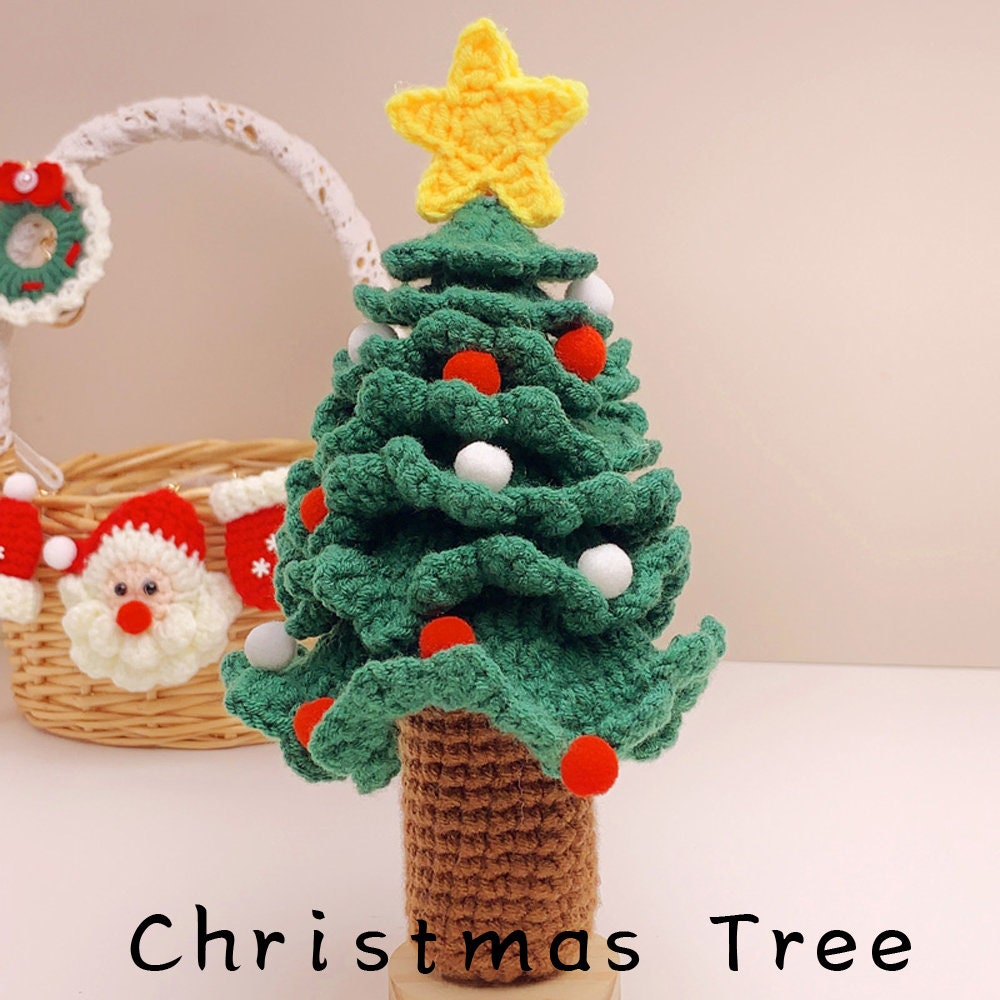 Crochet Keychain-Santa Claus Pattern, Christmas Ornament Crochet Pattern,Handmade