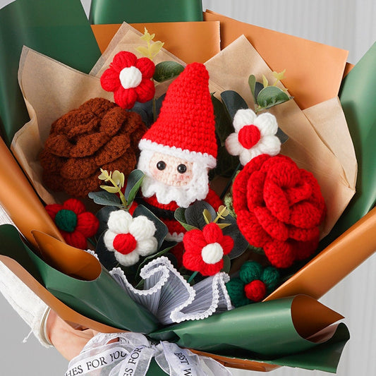 Crochet Bouquet - Hand Knit - Christmas Gifts - Gifts for Her - Christmas Bouquets