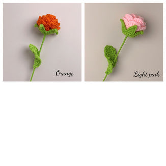 Crochet rose bouquet, handmade crochet artificial flowers, beautifully packaged, personalized gift for mom, friend, home decor