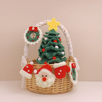Crochet Keychain-Santa Claus Pattern, Christmas Ornament Crochet Pattern,Handmade