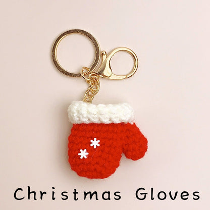 Crochet Keychain-Santa Claus Pattern, Christmas Ornament Crochet Pattern,Handmade