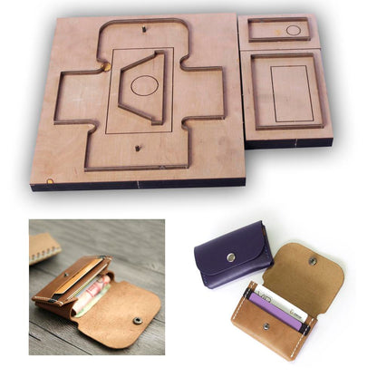 Diy Wallet Japanese Steel Cutting Dies Cardbag Mold Leather Die-cut Laser Machine Cutting Punch Tools