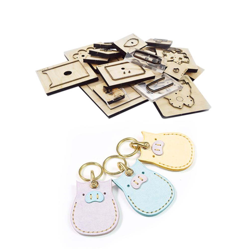 Metal Cutting Die Cute Pig Pendant Learther Tool Die Wood Dies Cut Accessories Removable Cutting Dies New Die Cut