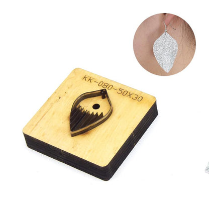 New 2021 For Wood Mold Custom Leather Earring Blade Rule Cutting Die Tool Cutter Multi-pattern DIY Punching Steel Rule Die