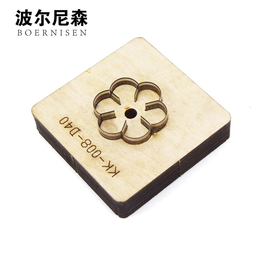 Flower Custom Leather Shape Laser Die Japanese Steel Blade Sheet Cutting Die Diy Leather Cutting Die SMVAUON