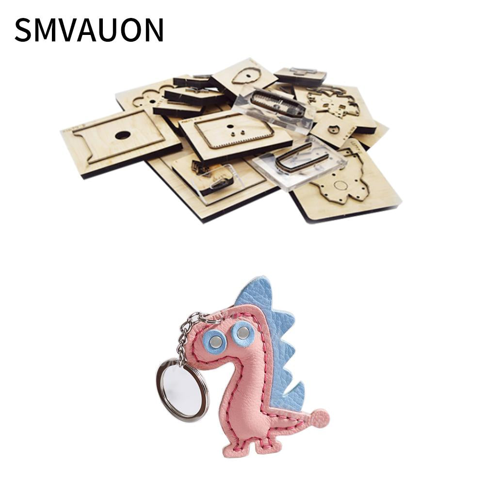 Wooden Cutting Die Diy Hand Leather Key Pendant Making Decor Supplies Dies Template Suitable For Common Die-Cutting Machines