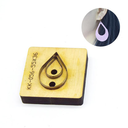 SMVAUON Leather Earring Cutting Die  Paper Art Leather Decoration Tool For Die Cutting Machine DIY Handicraft Cutter
