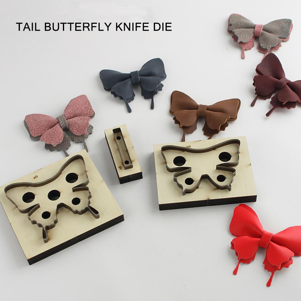 Diy Craft Swallowtail Butterfly Bow Wooden Cutting Die Making Decor Supplies Dies Template Suitable For Common Die-cutting Machi