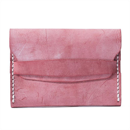 Leather material bag, waxed pickup bag, DIY handmade stitching