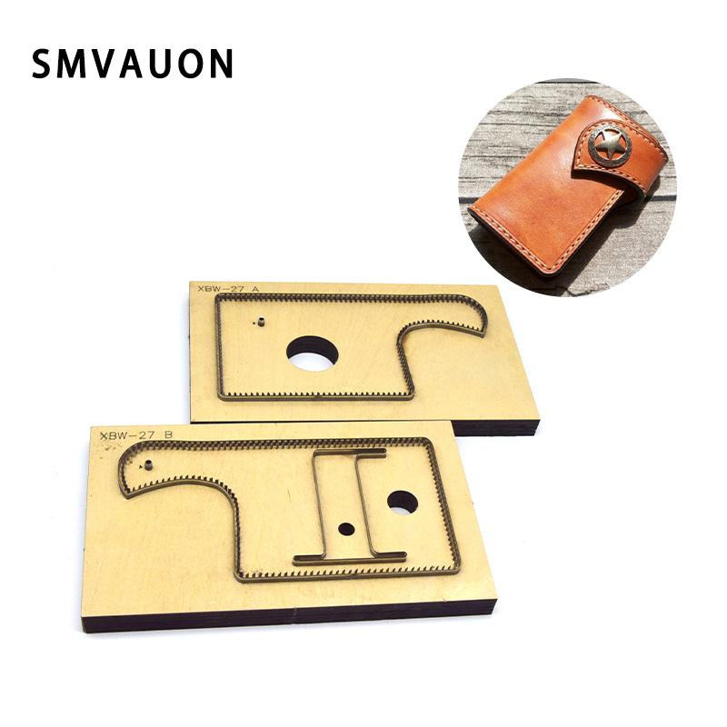 Wood Mold Cutting Die Customized Car Key Bag Ring DIY Keychains Pendant Japanese Knife wood Cutter Mold Leather Hand Punch Tool