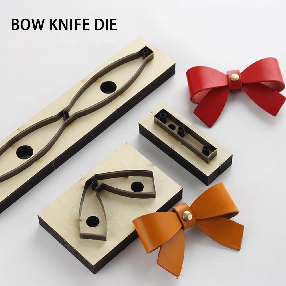 New 2021 Diy Leather Tools Laser Mold Cutting Dies Bow Christmas Decorative Template Bow Tool For Leather Hairpin