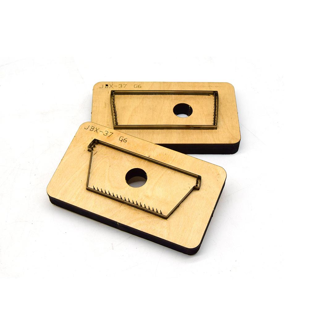 Women's Business Wallet Cutting Die Punching Tool Steel Card Bag Straight Wood Mold Leather Wallet Cutting Die Wood Mold