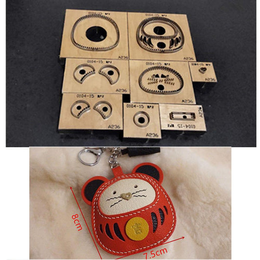 Key  Pendant Wooden Cutting Die Making Decor Supplies Dies Template Suitable For Common Die-cutting Machines